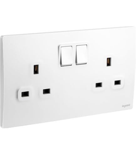 ★☆yu☆★ 13A 1G SWITCH SOCKET GALION WHITE 282432 - LEGRAND : Amazon